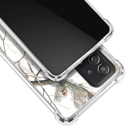 NFL Realtree Camo New England Patriots Galaxy A52 5G Clear Case